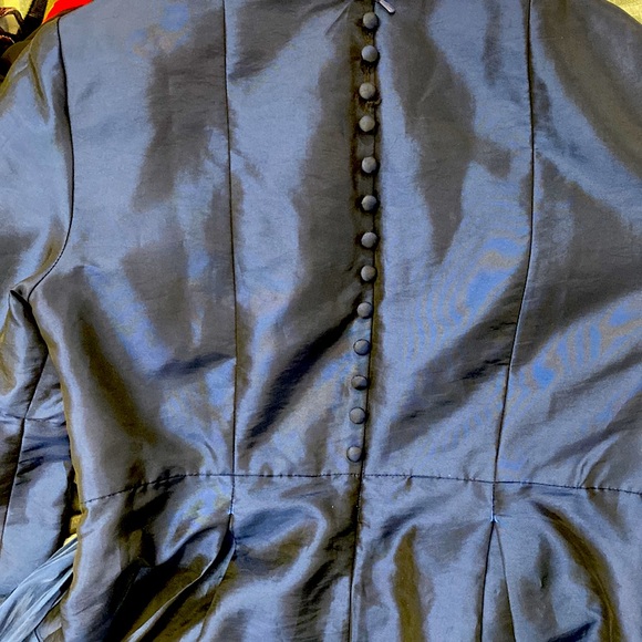 Morgan MC Fleeters Navy Blue Formal Dress - Picture 2 of 4